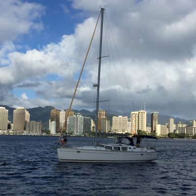 a large ship in a body of water