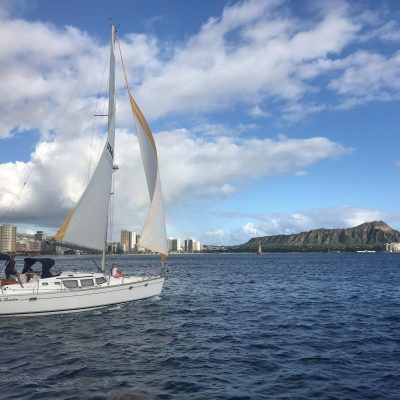 a large ship in a body of water