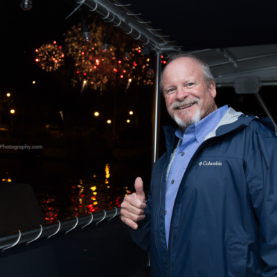 a person standing posing for the camera