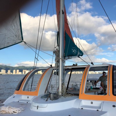 a large ship in a body of water