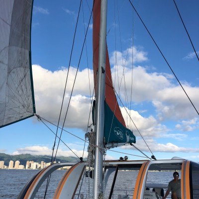 a large ship in a body of water